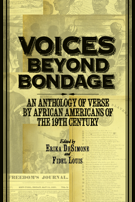 Voices Beyond Bondage: An Anthology of Verse by African Americans of the 19th Century